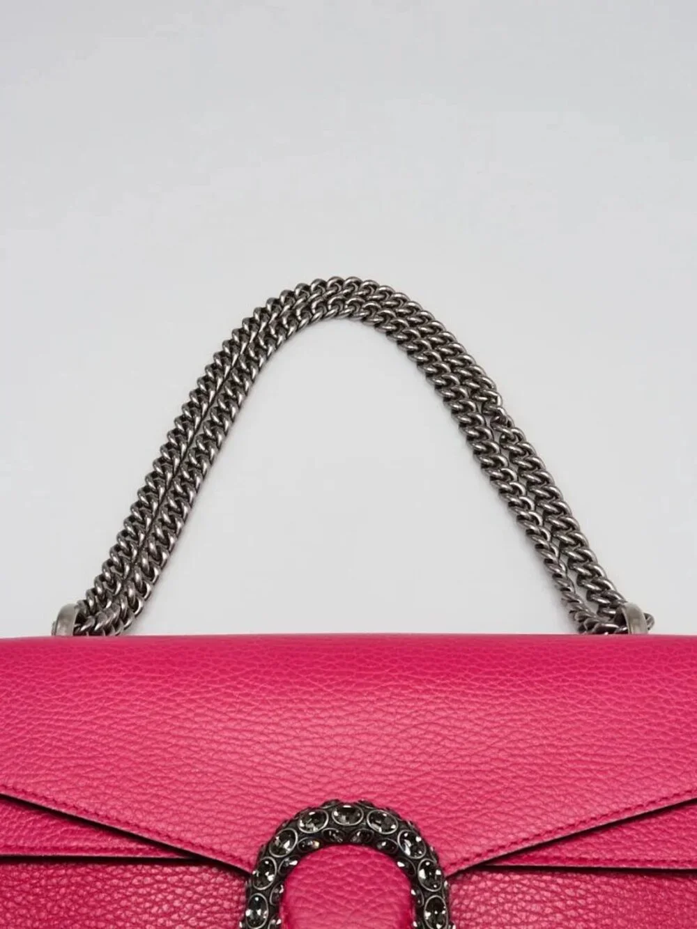 Gucci Pink Leather Dionysus Small Shoulder Bag - Picture 6 of 12